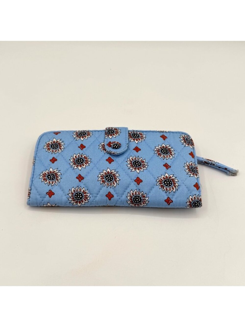 Vera Bradley Premium Cotton Tab Wallet in Marrakesh Geos